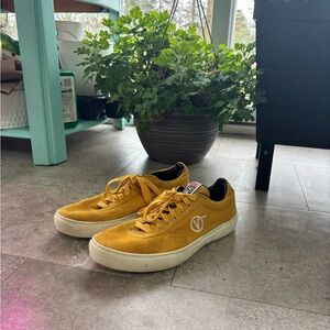 Vans Yellow Skateboard Shoes